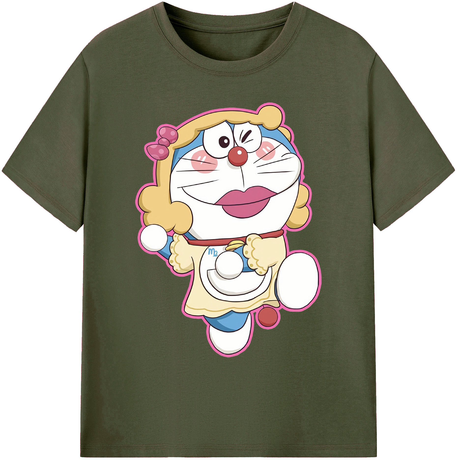 （画像用） ドラえもん Doraemon 綿100％ メンズ半袖Tシャツ｜肌触りやわらか＆通気性